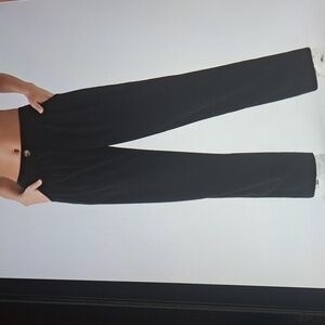 LARGE    HALARA CORDUROY PLICATED CASUAL PANTS